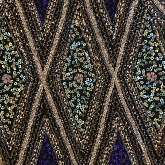 Chelsea & violet beaded top size S - Picture 3 of 4